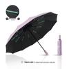 12-Rib Semi-Automatic Foldable UV Protection Umbrella