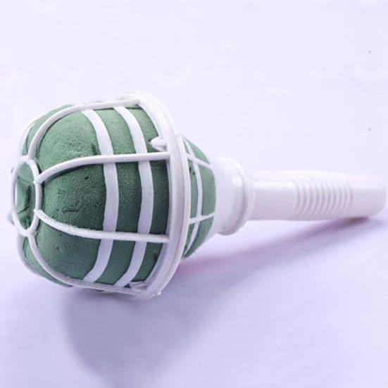6Pcs Bridal Wedding Bride Bouquet Holder Decoration Floral Foam Flower Handle