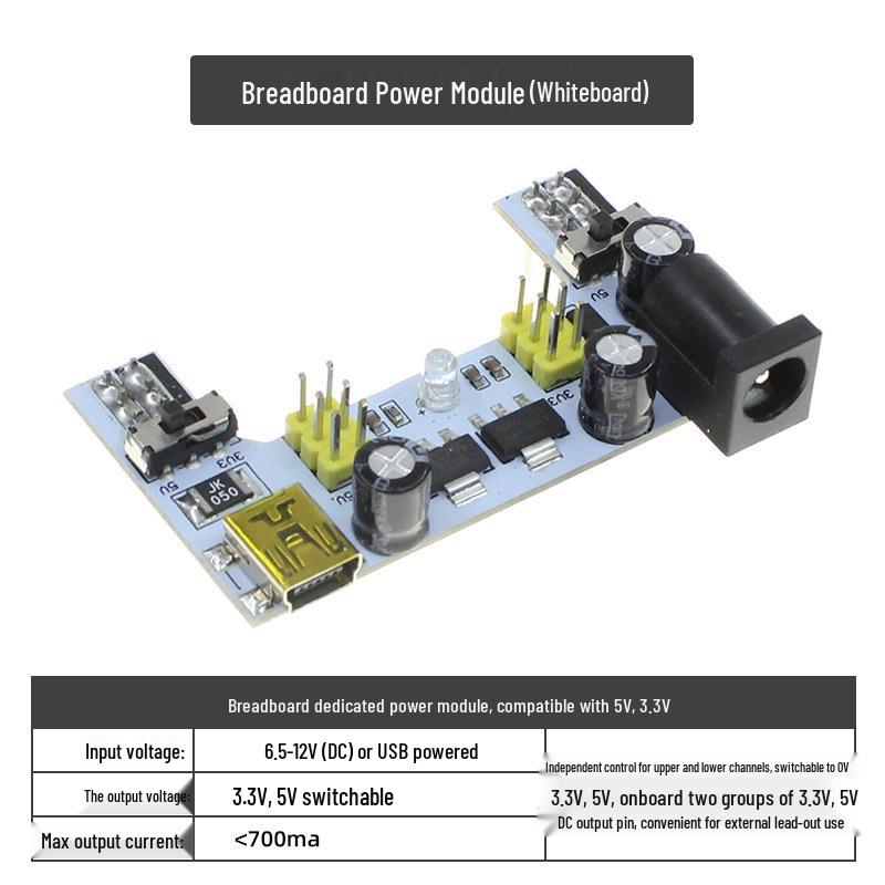 830/400 Hole MB-102 Solderless Breadboard Circuit Prototype Kit