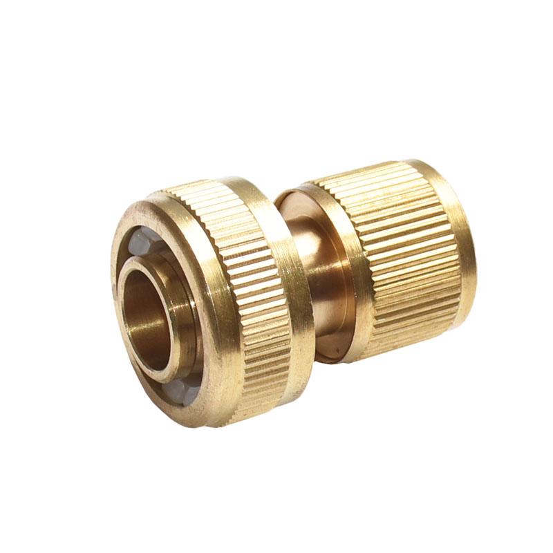 

5pcs Brass Hose Connector 3/4 Garden Hose copper Fittings The Faucet Adapter 20mm Hose Water Gun Adapter Joint 5Pcs 3/4