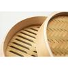 PEARL METAL Chinese Steamer, 21cm, Steamer for Vegetables, Shumai, and Xiaolongbao, Made with Natural Wood and Bamboo, Wanosato H-5714