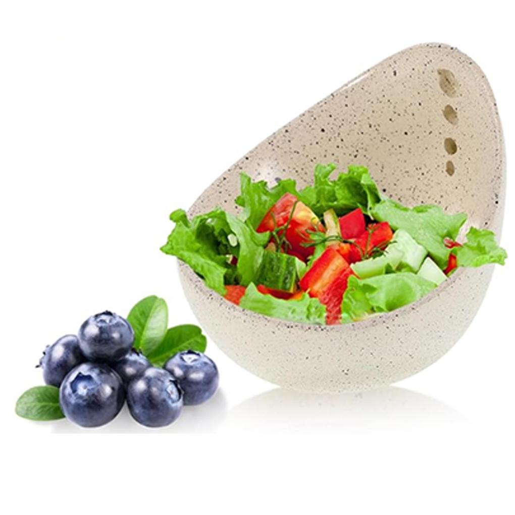 Herb spatula, kitchen 4-hole plate, durable material, smooth surface to clean, ideal for salads, smoothies,