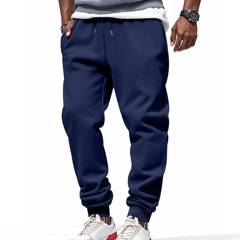 Herren S Amerikanischer Stil Dünne Fleece Sport Freizeithose Jogginghose