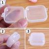 Mini Jewelry Storage Box Transparent Rectangle Locking Design Jewels Boxes Sturdy Rings Earrings Empty Case Jewelry Packaging