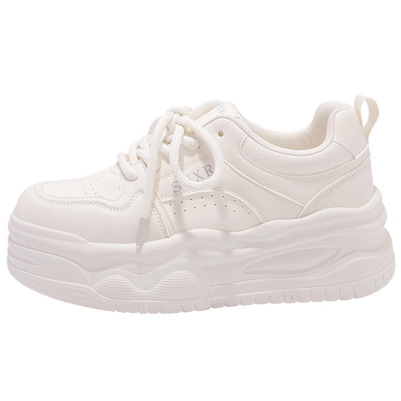 Dámské bílé boty na platformě 2025: Stylové ležérní tenisky zvyšující výšku