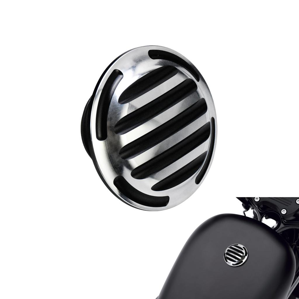 Motorcycle Oil Tank Cover Metal Fuel Tank Right-hand Thread Gas Cap For Harley Softail Fat Boy Sportster XL 883 1200 Dyna FLHR