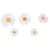 5pcs DIY Small Sun Flower Daisy Embroidery Patches for Clothing Iron On Clothes Sticker Stripe Iron-on Applique Hole Repair