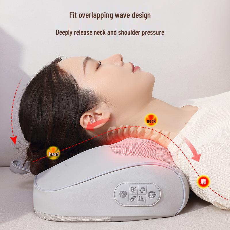 Oakes Multifunctional Electric Massage Pillow for Neck, Shoulders, Waist, and Back
