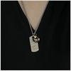 Anime Love And Deep Space Caleb The Same Brother The Same Pendant Necklaces Apple Square Cards Necklace