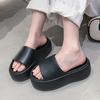 Fashion Summer Thick Bottom Eva Slippers Women Comfortable Non Slip Platform Sandals Woman 2025 Soft Sole Cloud Slides Shoes Female