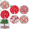 Snowman Santa Christmas Tree Skirt Decoration For Xmas Holiday Supplies Festival