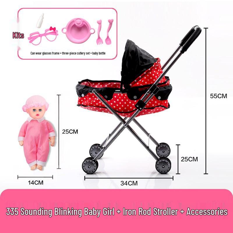 Dollhouse Stroller: Pretend Play Toy for Children