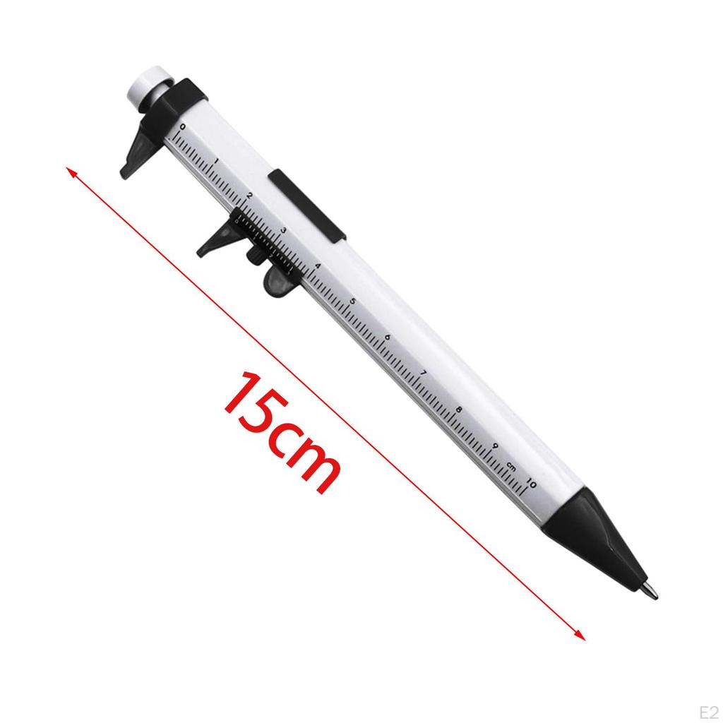 Caliper Ball Point Pen 1mm Blue Refill Portable Smooth Writing Roller for Taking Notes