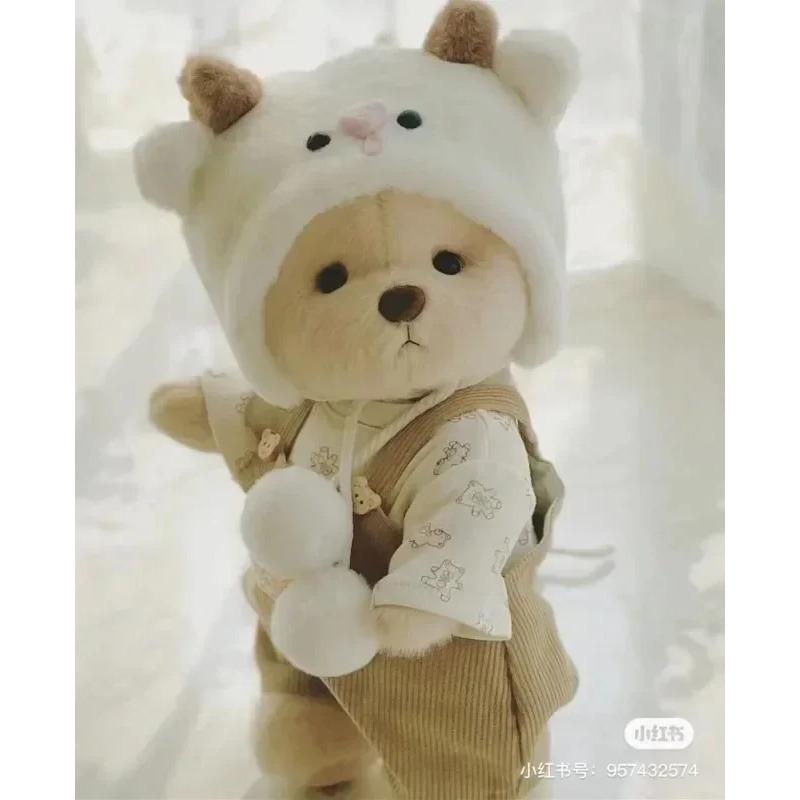 New Little Bear Plush Doll Clothes Toys for Changing Clothes Kawaii Children's Stuffed Dolls Room Decoration Gifts for Girls