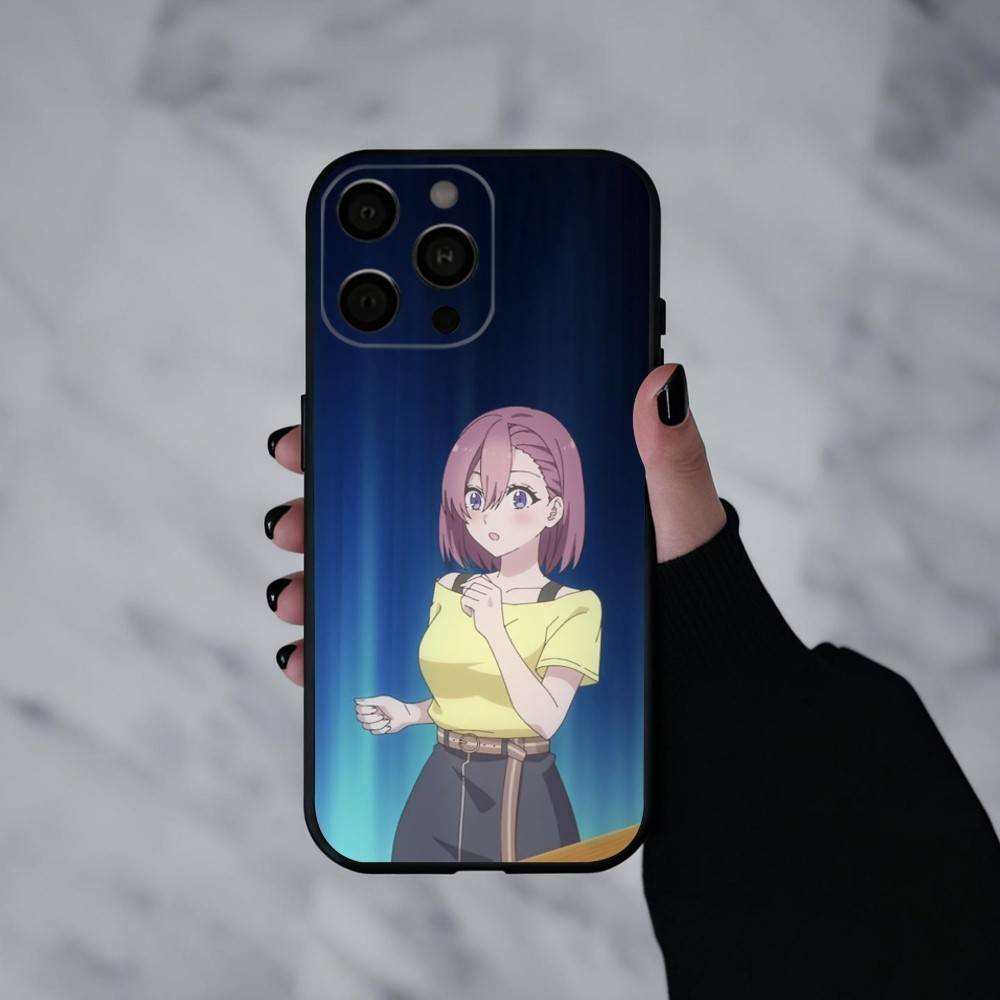2.5 Dimensional Seduction Amano Ririsa Phone Case For iPhone 17pro,16,15,14,13,12,11 Plus,Pro Max,XS,Soft Silicone Black Cover
