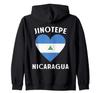 Sudadera con capucha y cremallera Corazón Bandera de Nicaragua Ciudad de Jinotepe