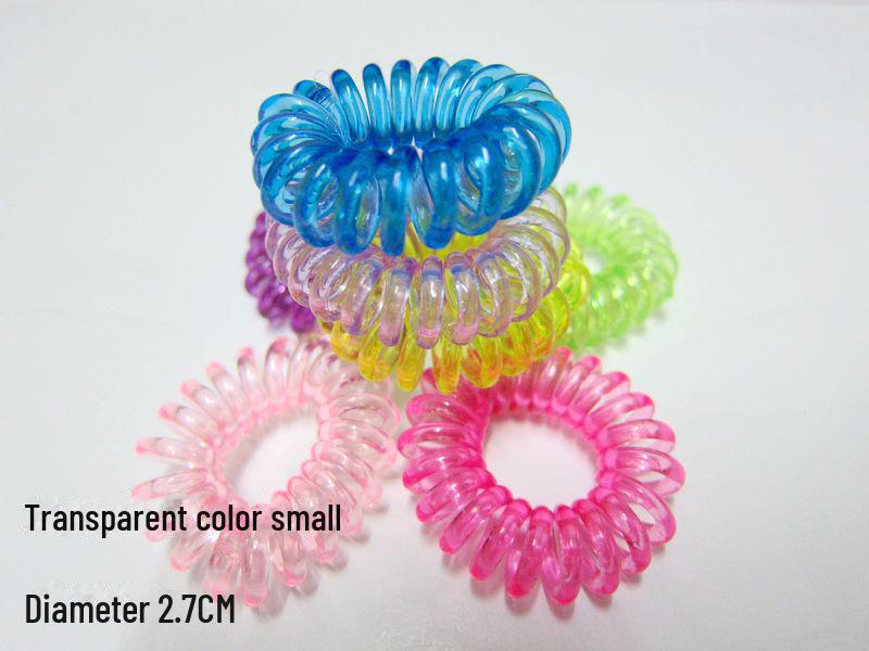 Candy-Colored Thick Bracelet-Style Hair Ring: Extra-Large Korean Rubber Band and Spring Headband Ornament