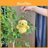 Cute Plush Chicken Keychain Adorable 12cm Soft Short Plush Animal Charm For Couples