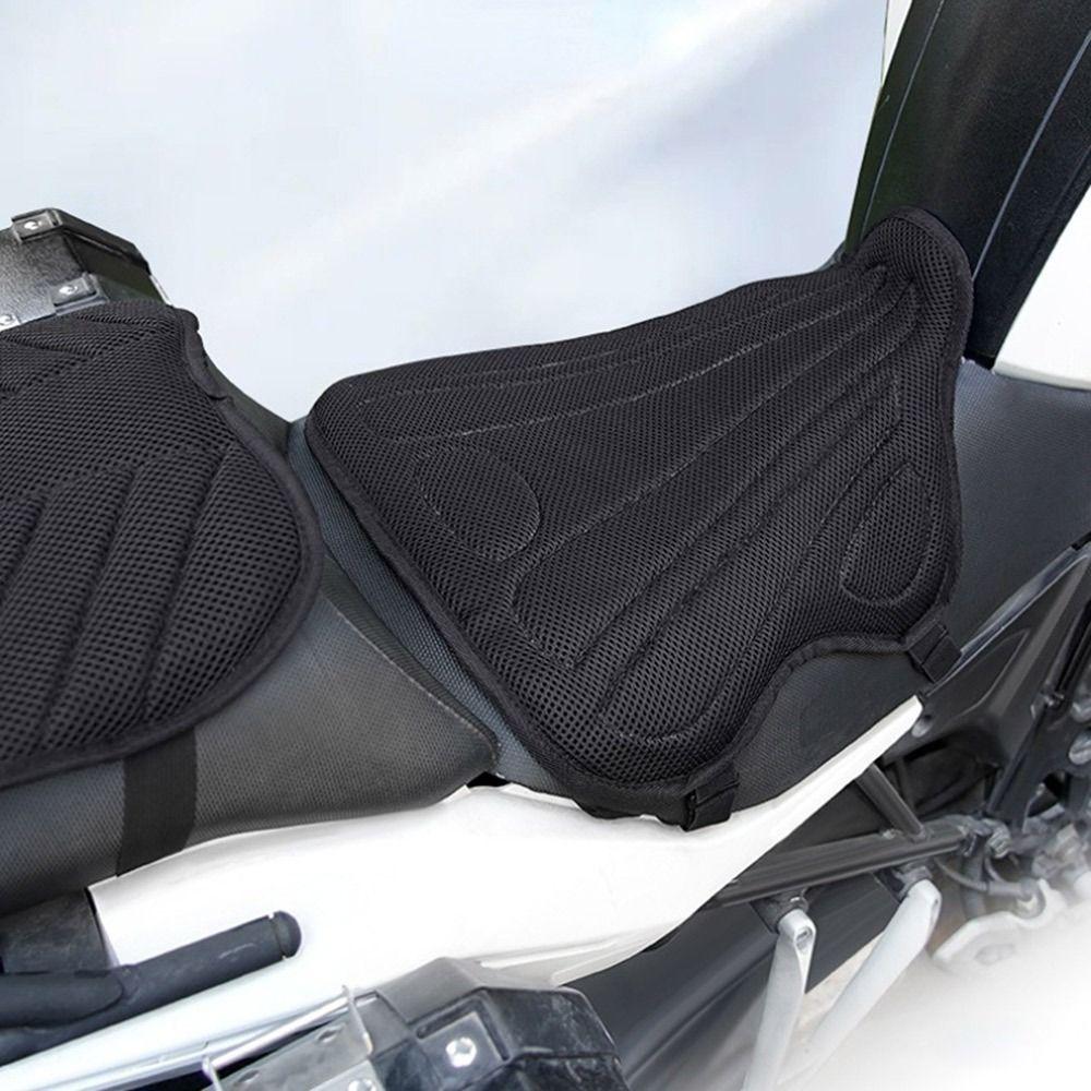 Anti-slip Motorcycle Seat Cushion Black Seat Cover 3D Motorbike Pillow Pad  Motorcycle Accessories