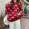 Olivier S cloSet Women S Cutie Cherry Round Knit O2310kn163d