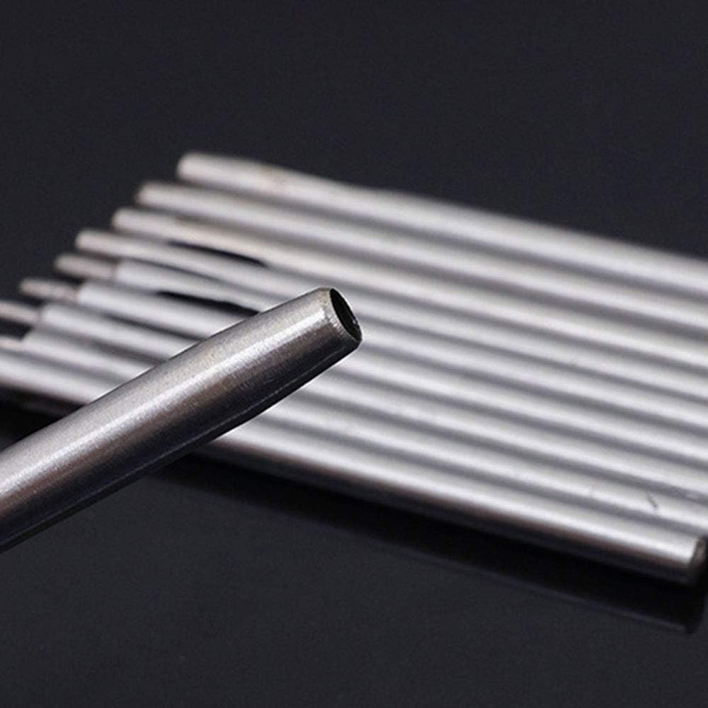 Kožený Kulatý Děrovací Set Děrovačka Řezací Nástroj Řemeslná Pracovní Sada pro Řemínky Hodinek Látku Těsnění Pásky 1-5mm 6ks
