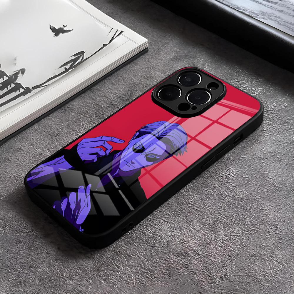 

Чехол для телефона Кенто Нанами Jujutsu Kaisen Для IPhone 17 15 Pro Max 12 16 14 Plus 11 13 Pro X XR XS 7 8 Plus SE Стеклянная крышка iPhone14 Pro