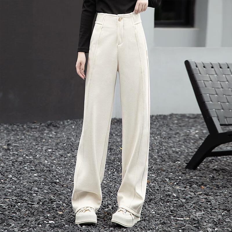 Silkbay Women's High-Waist Wide-Leg Casual Pants