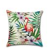 Green 18 Tropical Plant Pillow Case Cotton Linen Sofa Cushion Decorative Cover