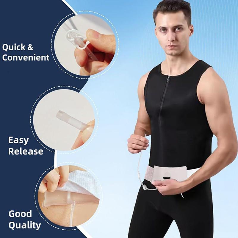 1 Set Urine Test Complete Kit With Adjustable Belt And Temperature Test Strips Silicone Funnel Urine Test Kit For Hospital Home