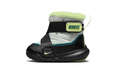 Flex Advance Slip Resistant, Abrasion Resistant, Thermal Snow Boots Gray Black Infant And Toddler DD0303-001