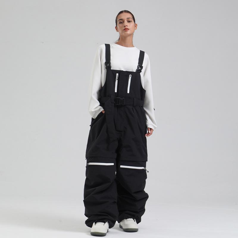 Pánské a dámské profesionální volné větruodolné lyžařské kalhoty