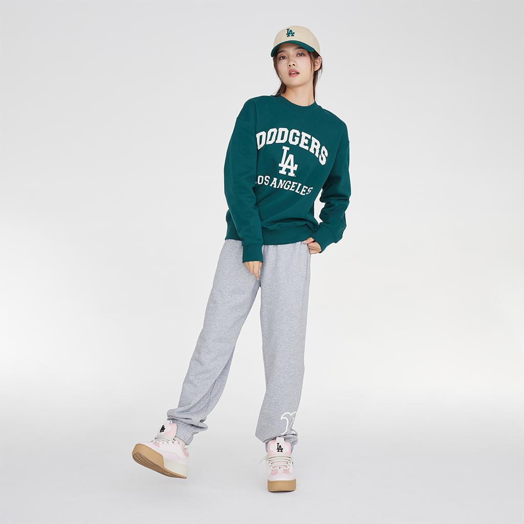 New MLB Knitted Sweatpants Unisex Light Gray 3APTB0834-43MGS