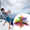 10 Pièces Élastiques Jupes Parapluie Silicone Spinnerbait Skirts Remplacement Jupes de Pêche Accessoires de Pêche d'Extérieur