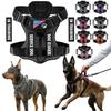 Oxford Working Dog Harness Reflective Medium Large Dog Vest Harness with 5 PCS Patches WD Harness Pet Dog Accessories