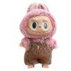 For Labubu 17cm Dolls Clothes Plush Cartoon Set No Doll Doll Outfit Kawaii Dolls Dress Up Skirt Suit DIY Gift for Girls Kids