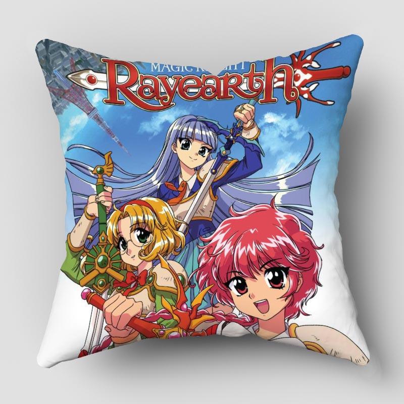 Musife Magic Knight Rayearth Pillowcase Art Square Zippered Pillow Cover 35*35,40*40,45*45cm wholesale
