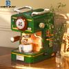 Non-Toxic Coffee Maker Model Building Blocks Toys Diverse Coffee Machine Designs Kids Pretend Play Store Tool Collectibles And Decorative