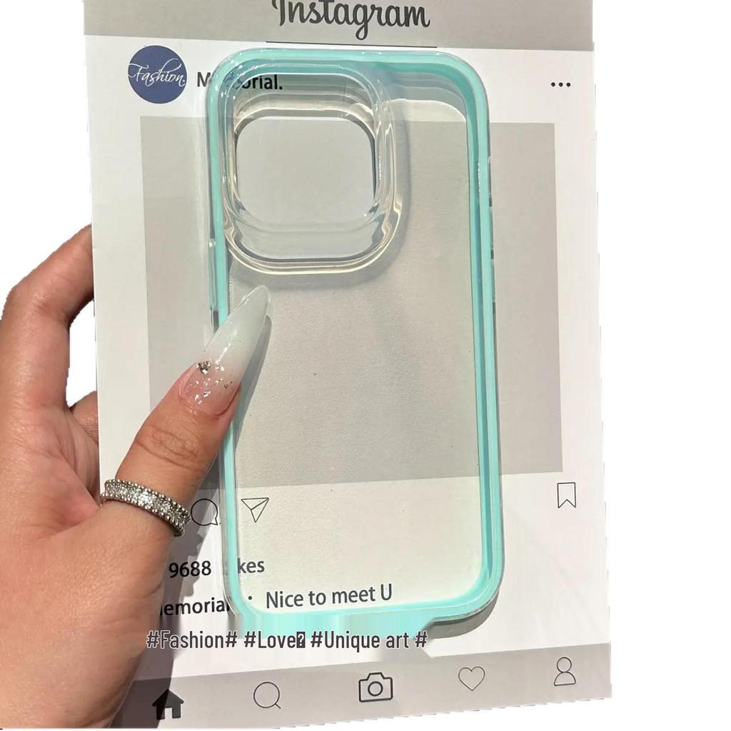 Transparent Dopamine Phone Case for iPhone 14/16 Plus/17 Pro Max
