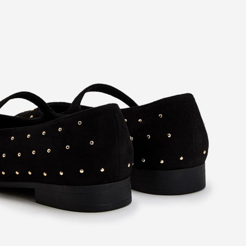 Simplet By Esquire Simple Women   Dots Mary Jane Shoes Black