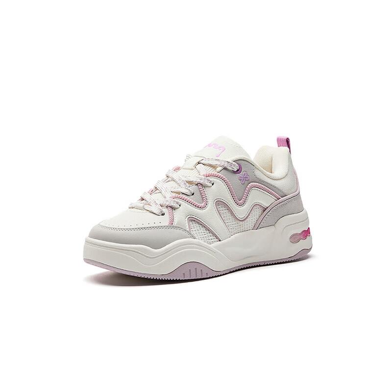 Anta Women's 'Cream Bun' Platform Skate Shoes