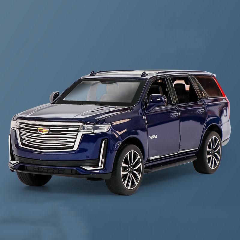 1:32 Ram Pickup Escalade Miniature Alloy Car Toy Diecast Models with Sound Light Doors Opened Pull Back Vehices Gift for Friends