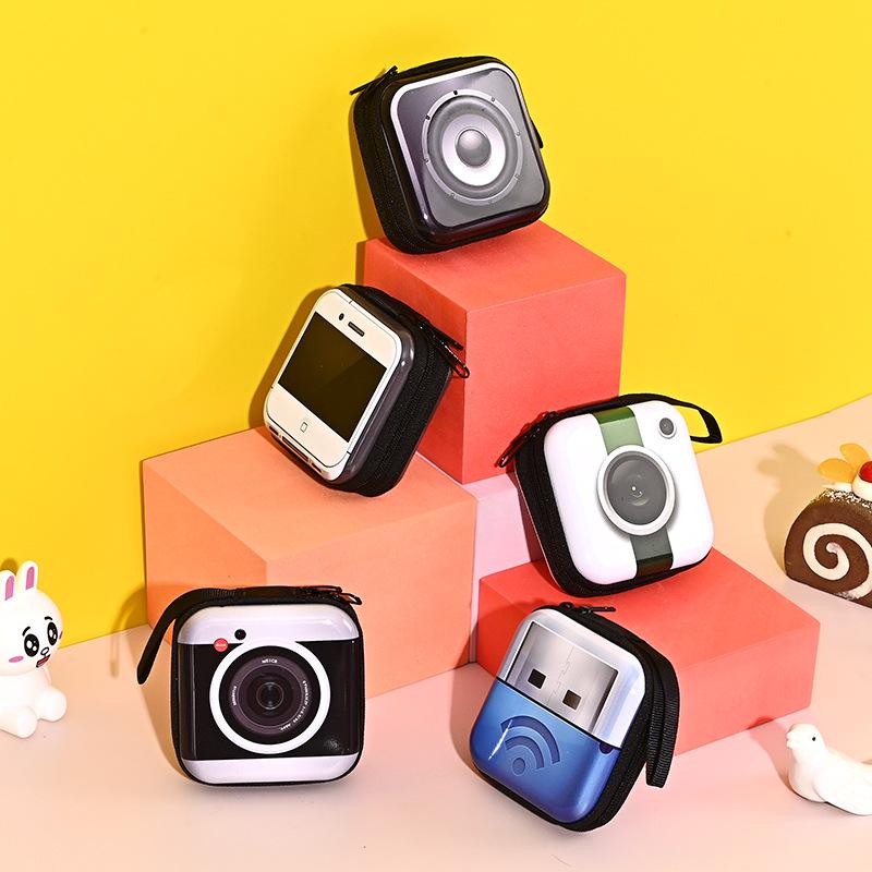 Mini Animal Internet Celebrity Retro Cassette Coin Purse for Girls