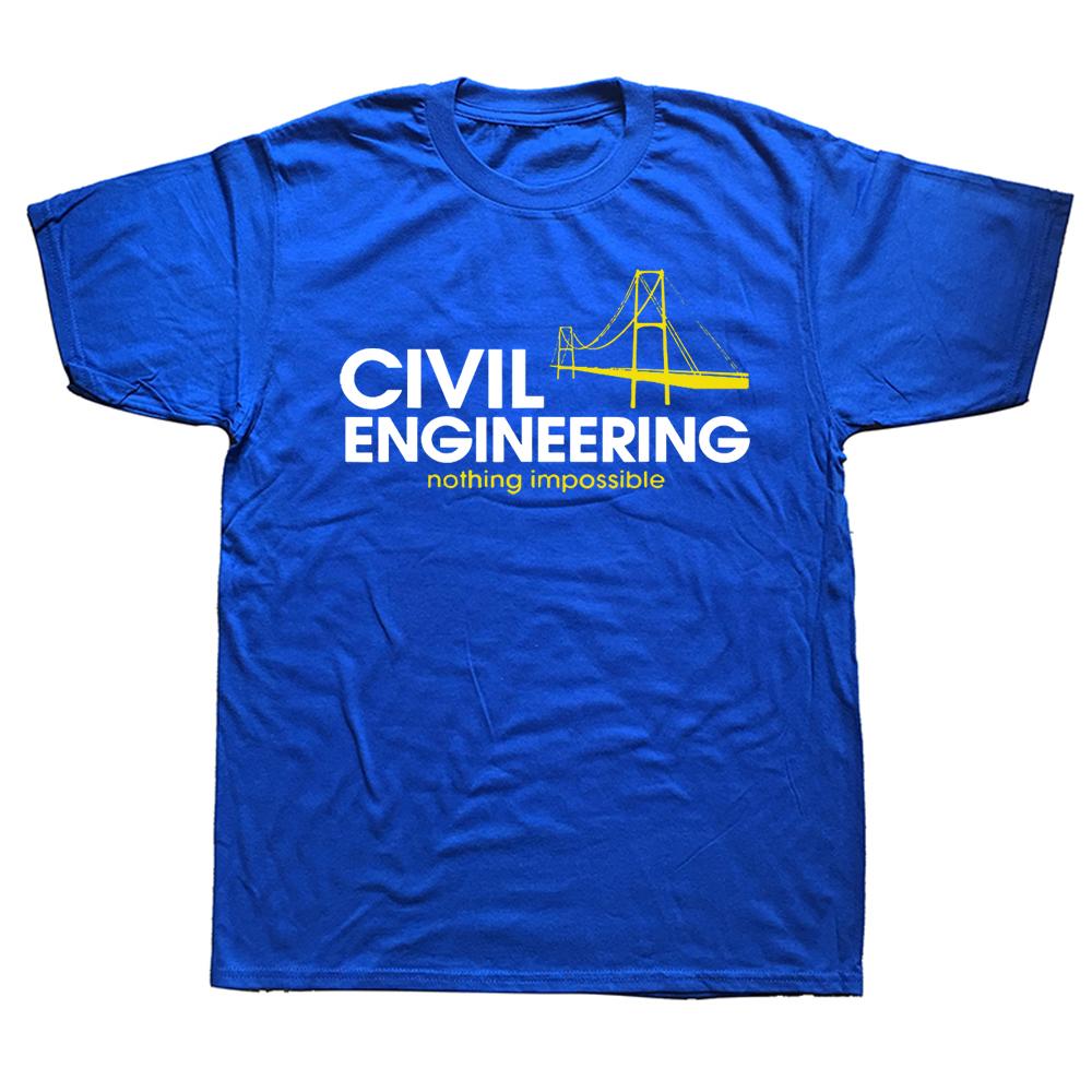 Funny Civil Engineer T Shirts Graphic Cotton Streetwear Short Sleeve ONeck Structural Engineering Students Gifts Tshirt Men