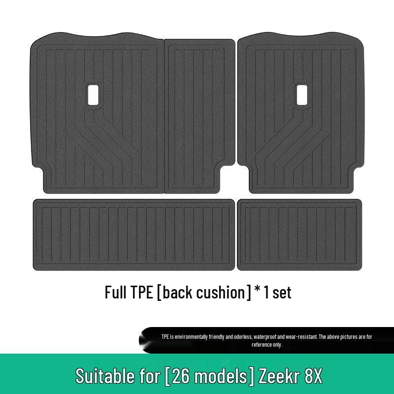 Zeekr 8X Car Floor Mats: Fits 26 Models, Waterproof, Anti-Slip, Eco-Friendly TPE Trunk Mat