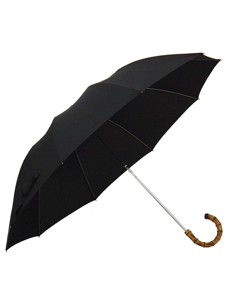 

FOX UMBRELLAS Складной зонт черный TEL4 WHANGHEE CROOK HANDLE BLACK [Fox Umbrellas] Мужской [Б/у]