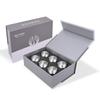 Japanese pure titanium double-layer small teacup Kung Fu tea brewing single cup travel outdoor household itanium tea set 40ML