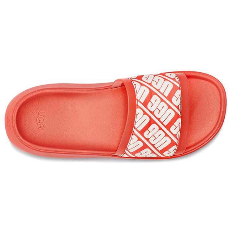 UGG Ruette Beach Orange Red Slippers Women's 1111072-PCRL