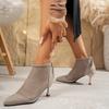 Summer Women Pumps Breathable Party Shoes Women Sexy Pointed Toe Mesh High Heels 2025 New Fashion Ankle Boots Zapatos De Mujer