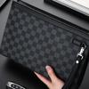 2025 Clutch de Negocios y Neceser para Hombre con Estampado de Cuadros