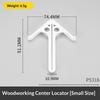 Professional Center Finder Tool High Accuracy Woodworking Center Locator Gauge Compact Carpenter Positioning Tool for DIY Enthusiasts Carpenter